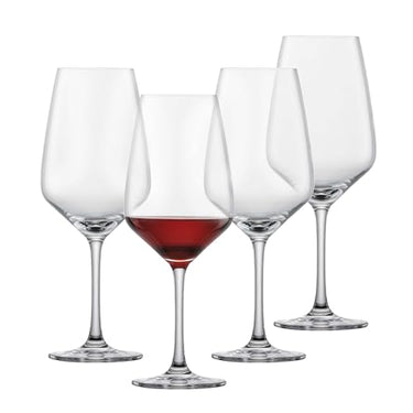 SCHOTT ZWIESEL Rotweinglas Tulip (4er-Set), zeitlose Weingläser für Rotwein, spülmaschinenfeste Tritan-Kristallgläser, Made in Germany (Art.-Nr. 123606) im Sale
